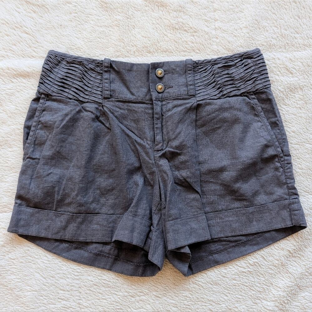 Anthro Elevensies Low Rise‎ Rolled Cuff Shorts